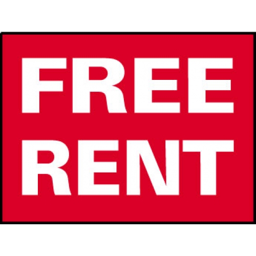 Free Rent Sign