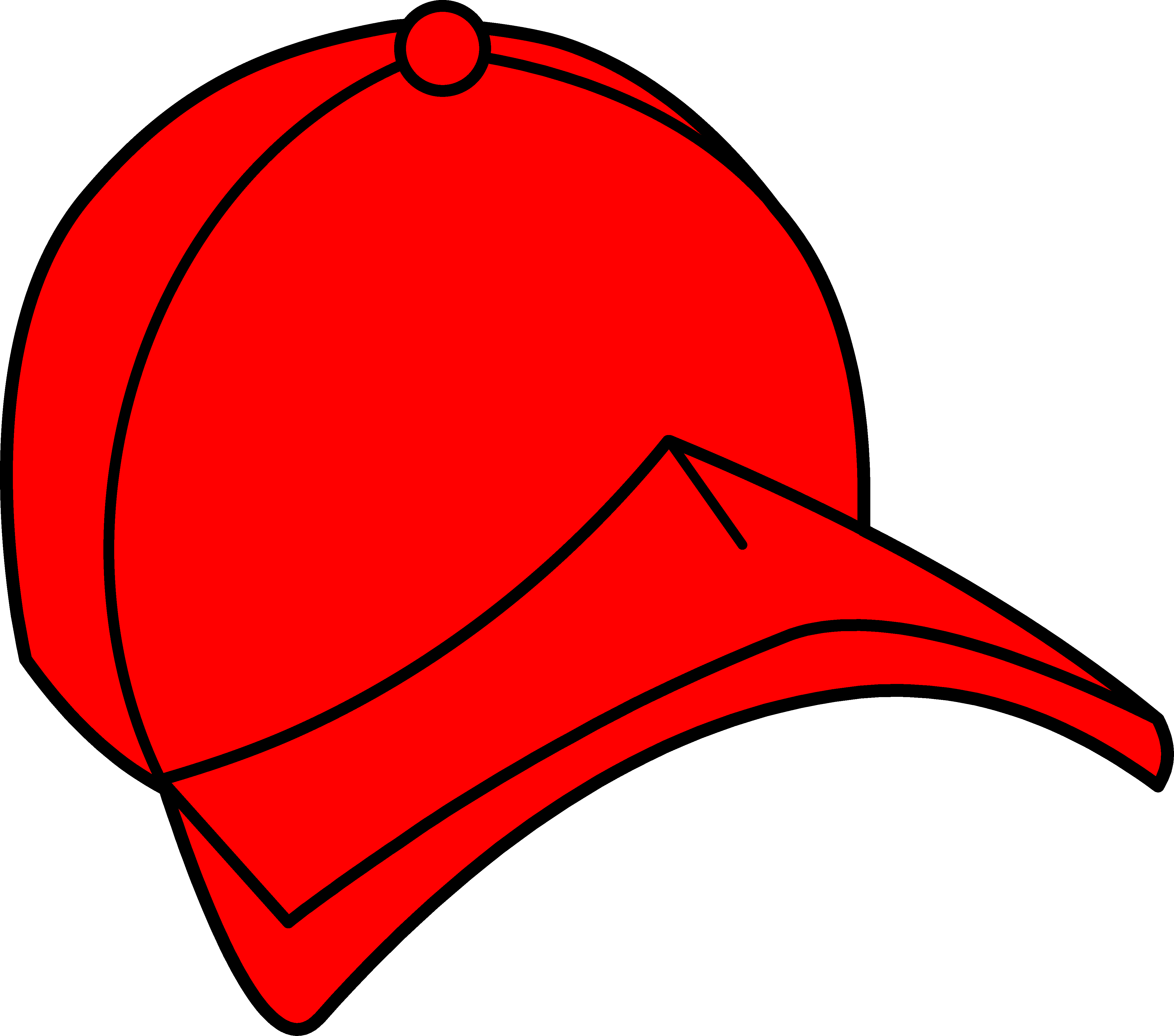 Red cap boy clipart