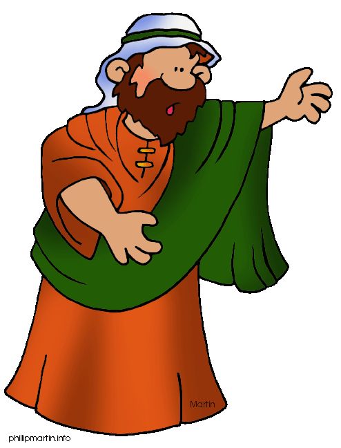 Bible character clipart for kids