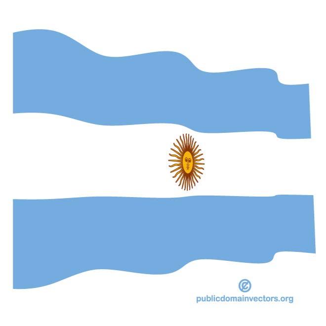 STICKER WITH ARGENTINE FLAG - Download at Vectorportal