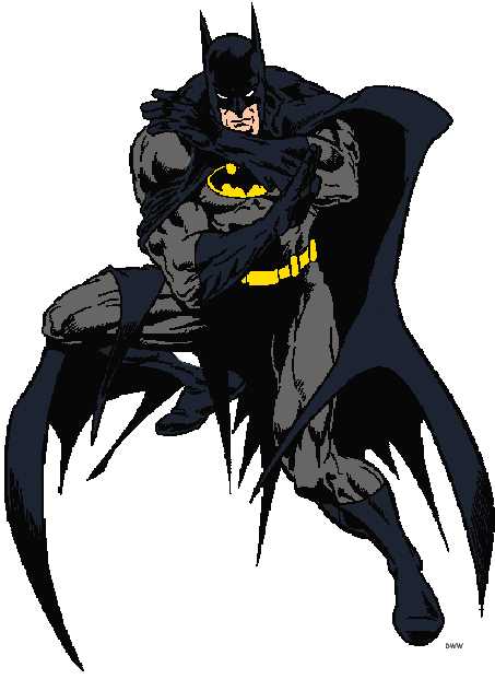 Batman Clipart - Cartoon Characters Images - Batman, Robin ...