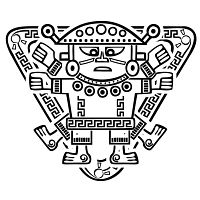 Aztec Calendar Drawing - Drawing