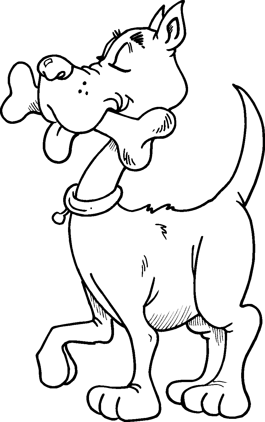 Free Coloring Pages For Kids: Cartoon animals coloring pages