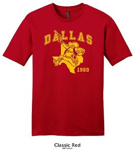 Dallas Texans 1960 Logo AFL Football Tee Shirt - Cowboys Vintage ...