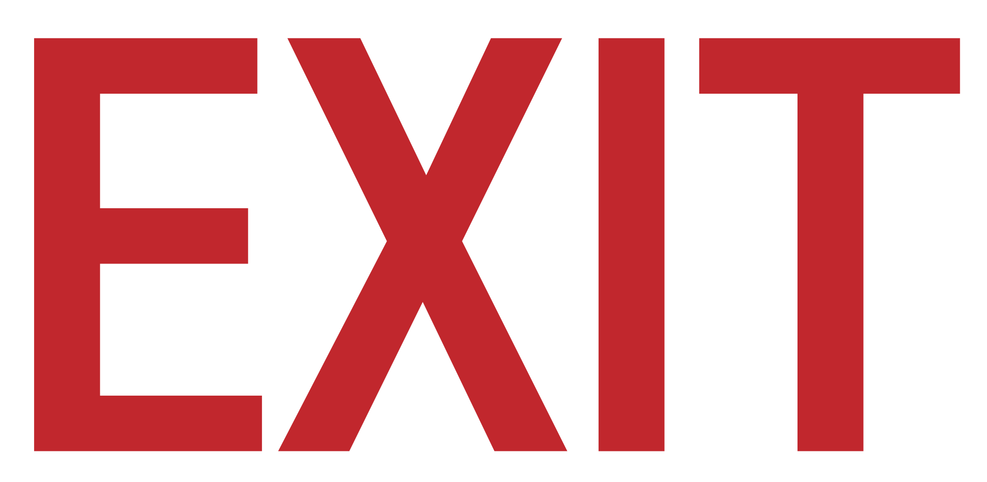 File:Exit sign text (red).svg