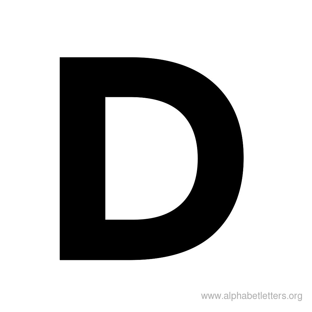 Letters d clipart best
