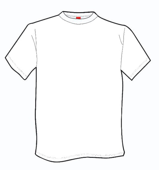 T Shirt Outline Jos Gandos Coloring Pages For Kids Clipart - Free ...