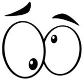 Funny eyes clipart