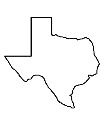 Texas Outline Map - ClipArt Best