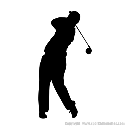 free golf silhouette clip art - photo #41