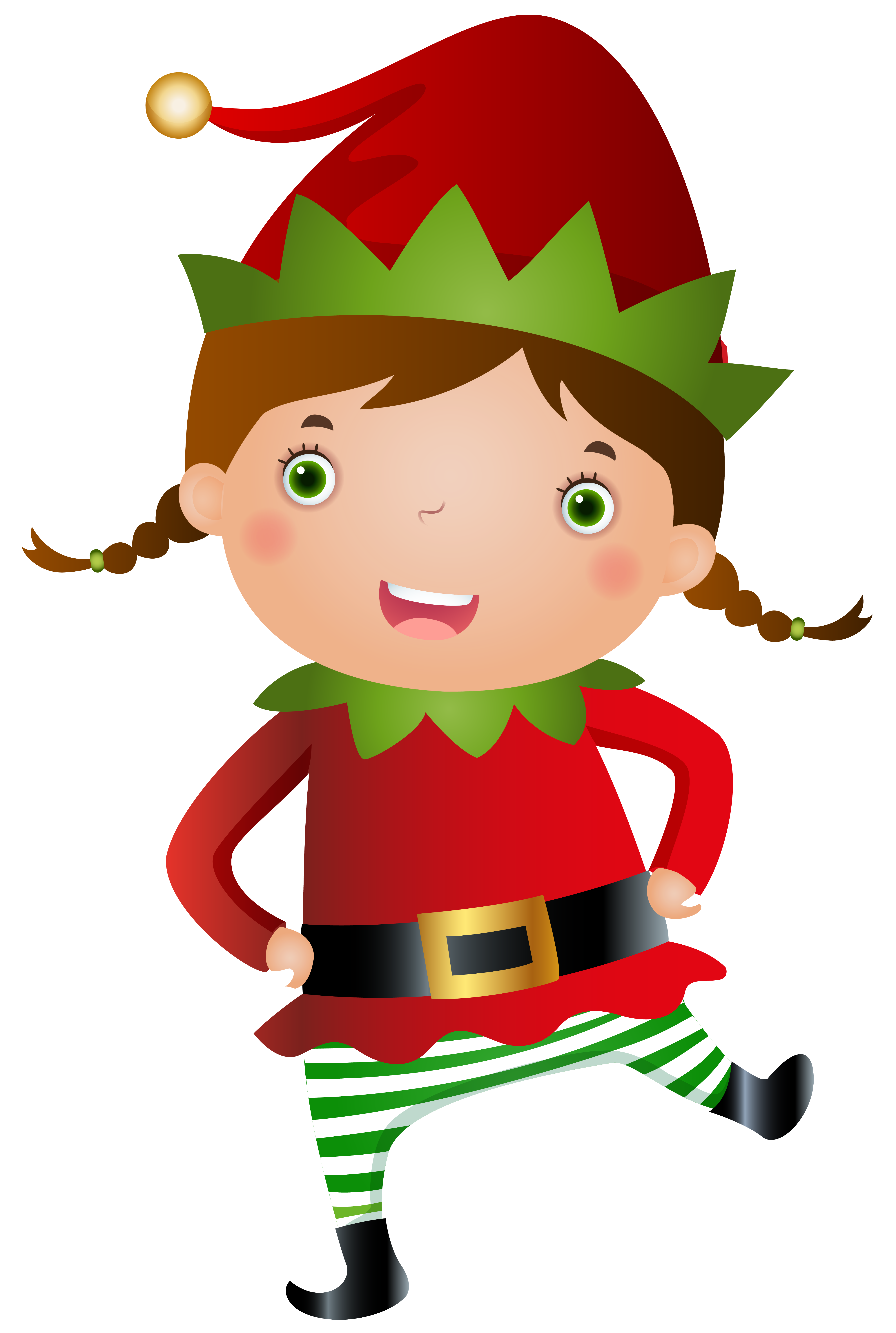 Elf Girl Transparent PNG Clip Art Image