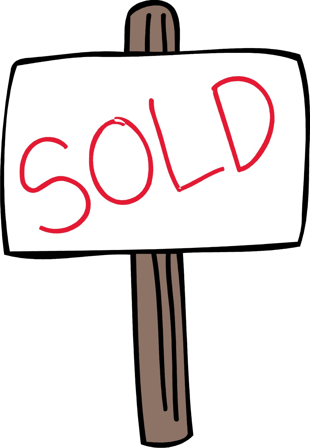 Real Estate Sold Clipart