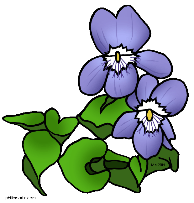 Violet Flower Clipart - Free Clipart Images