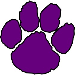 Purple Bulldog Paw - ClipArt Best