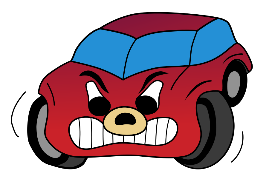 Free angry face car clipart images