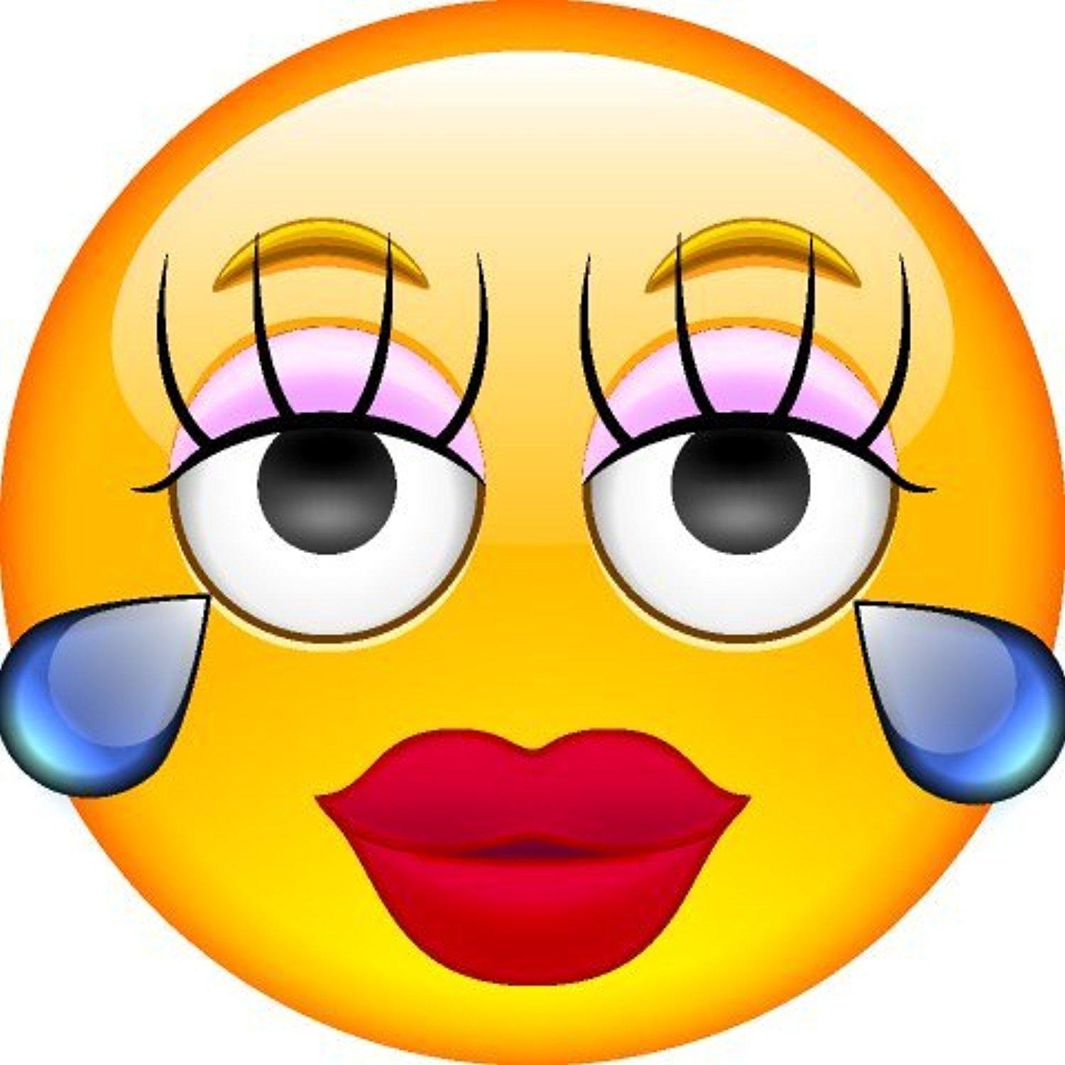 Smiley Face Emoji - Beauty Kiss With Tears - Latest & Top Rated