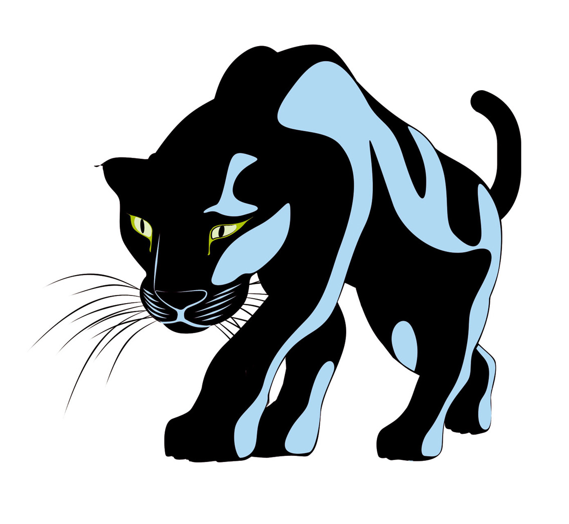 Panther drawing clipart - Clipartix