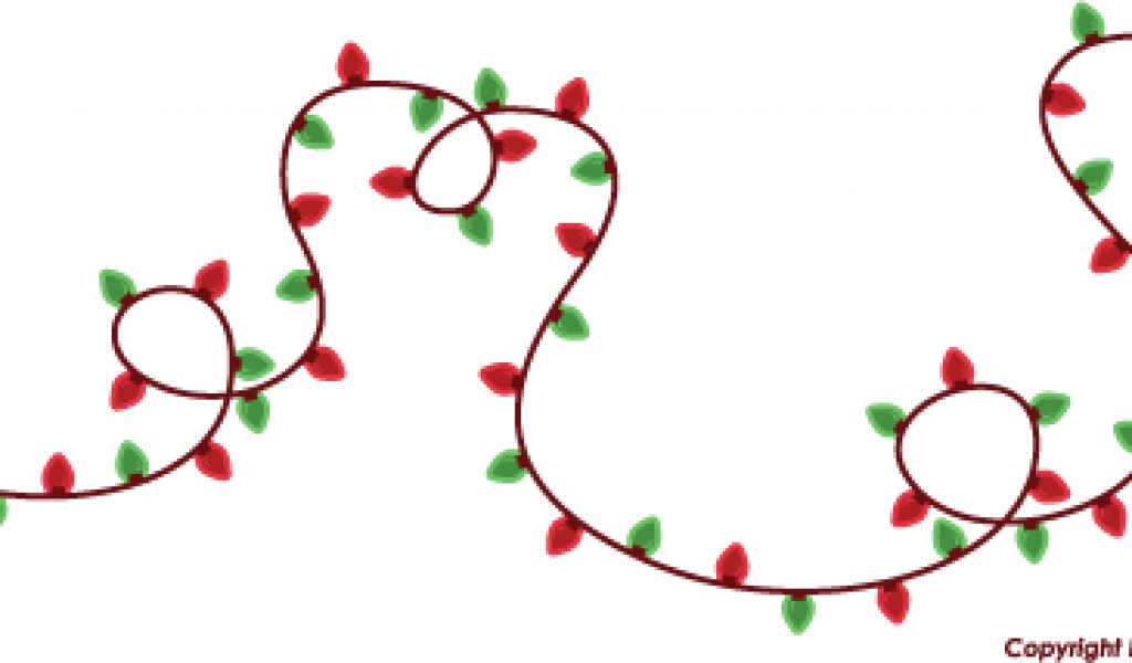 Christmas lights clipart jpg