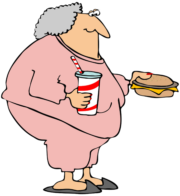 Fat Person In Cartoon - ClipArt Best