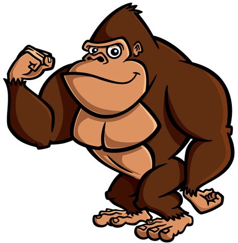 Cartoon Gorilla Pics | Free Download Clip Art | Free Clip Art | on ...
