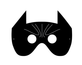Best Photos of Batgirl Mask Template - Catwoman Mask Template ...
