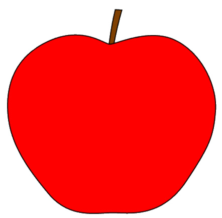 Apple sketch clipart