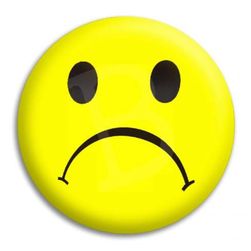 Scared Frown Face Clipart