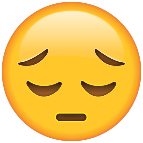 Download Sad Emoji Icon in PNG | Emoji Island