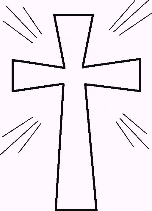 Blank Printable Cross Template