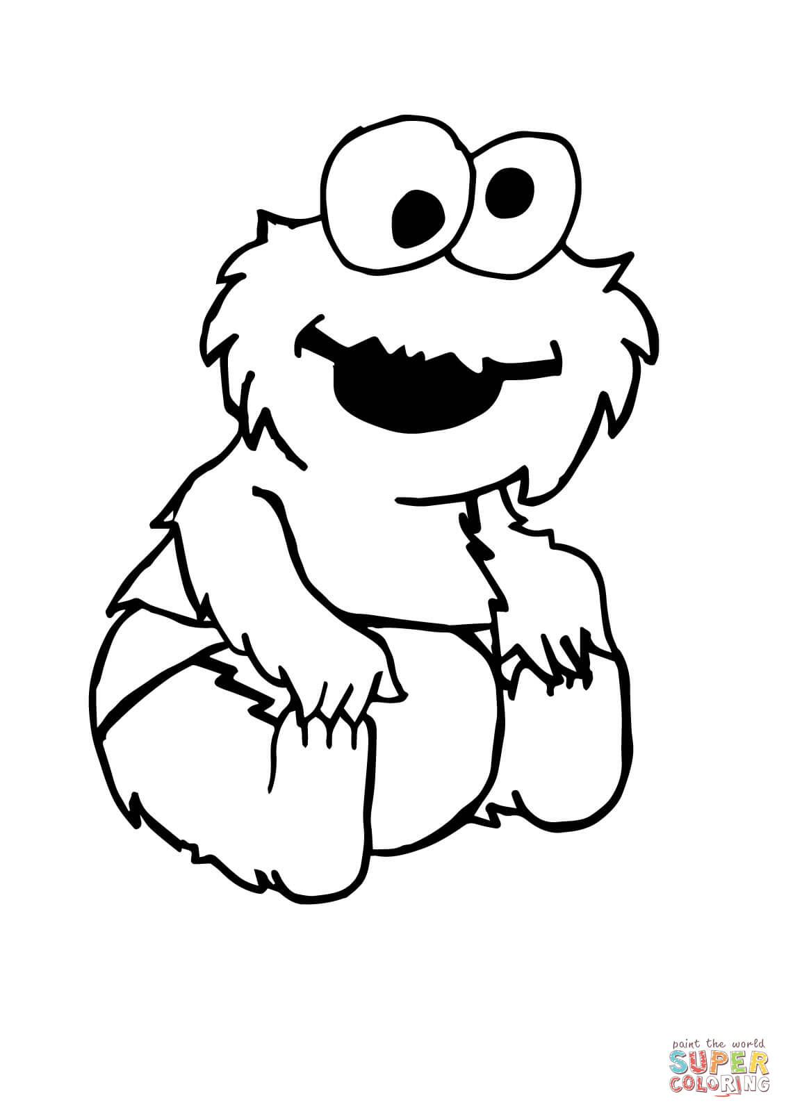 cookie-monster-drawing-clipart-best