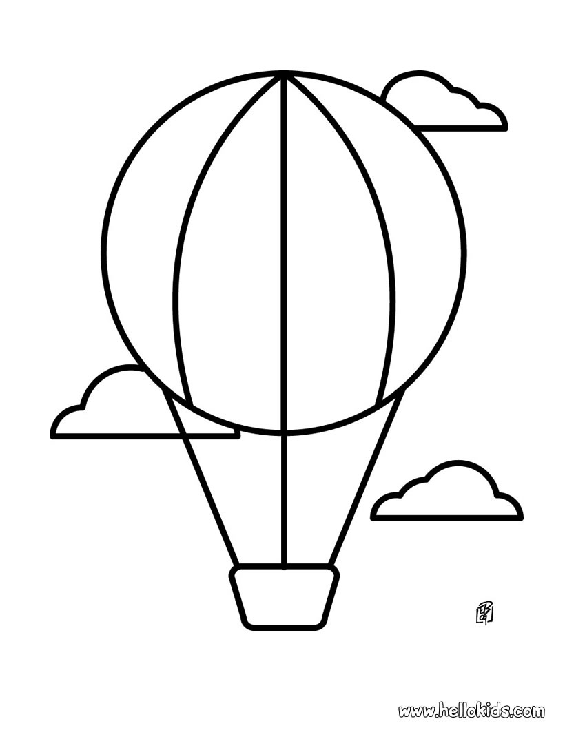 Hot Air Balloon Basket Template - Free Clipart Images