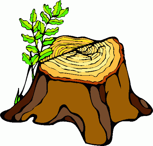 Tree trunk clipart free