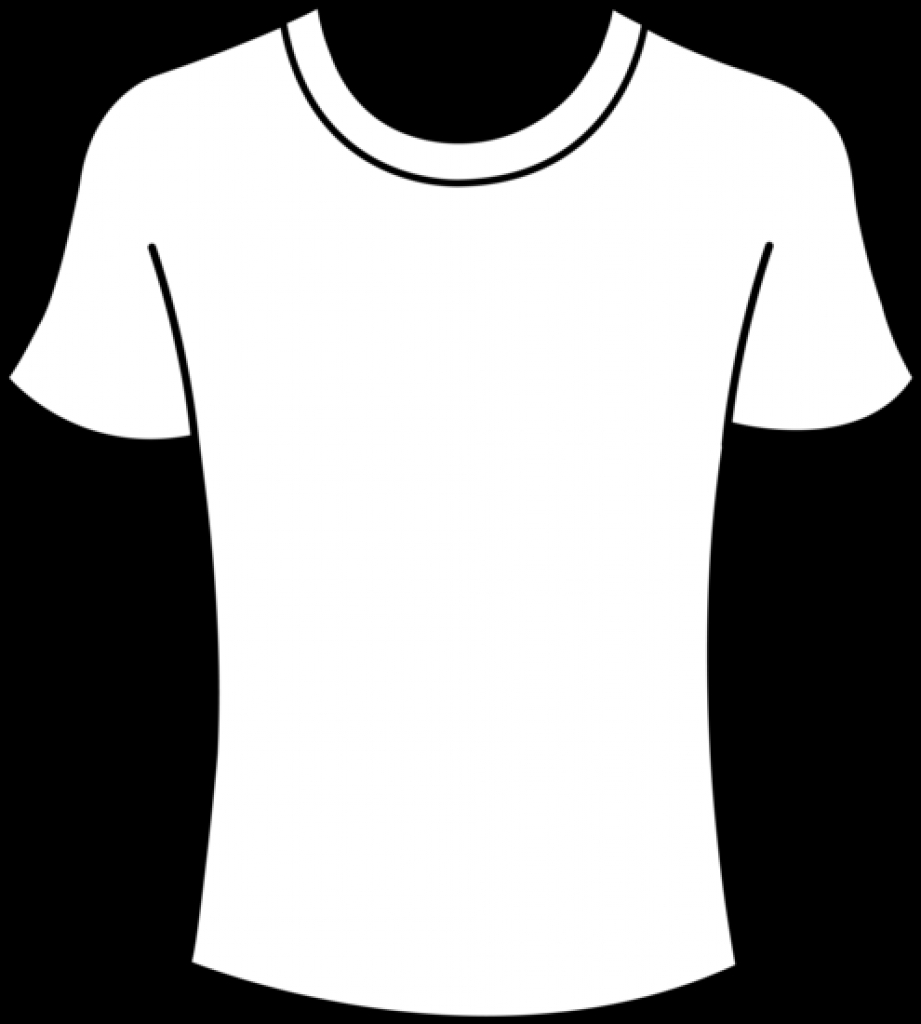 blank t shirt outline clipartsco for blank t shirt clipart blank t ...