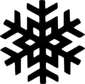Snowflake Symbol Vinyl Decal Sticker Car Window Wall Printed | eBay
