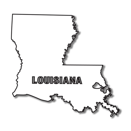Louisiana Shape - ClipArt Best