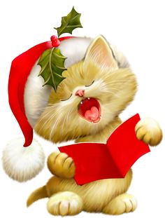 Christmas Cat Clipart