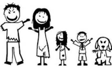 Free Stick Family Clipart Image - 2853, Stick Figure Family ~ Free ...
