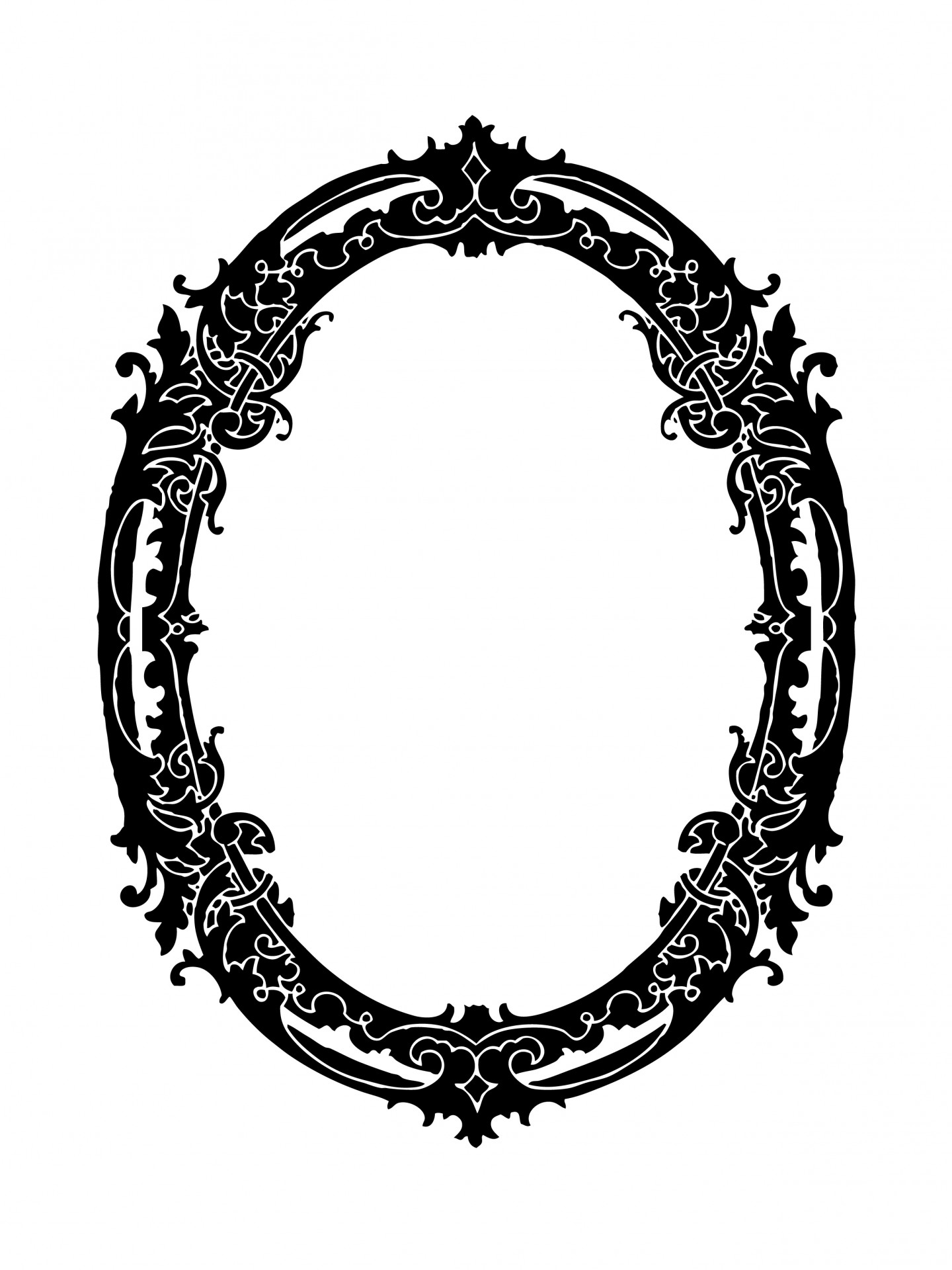 Oval Frame Decorative Clipart Free Stock Photo - Public Domain ...