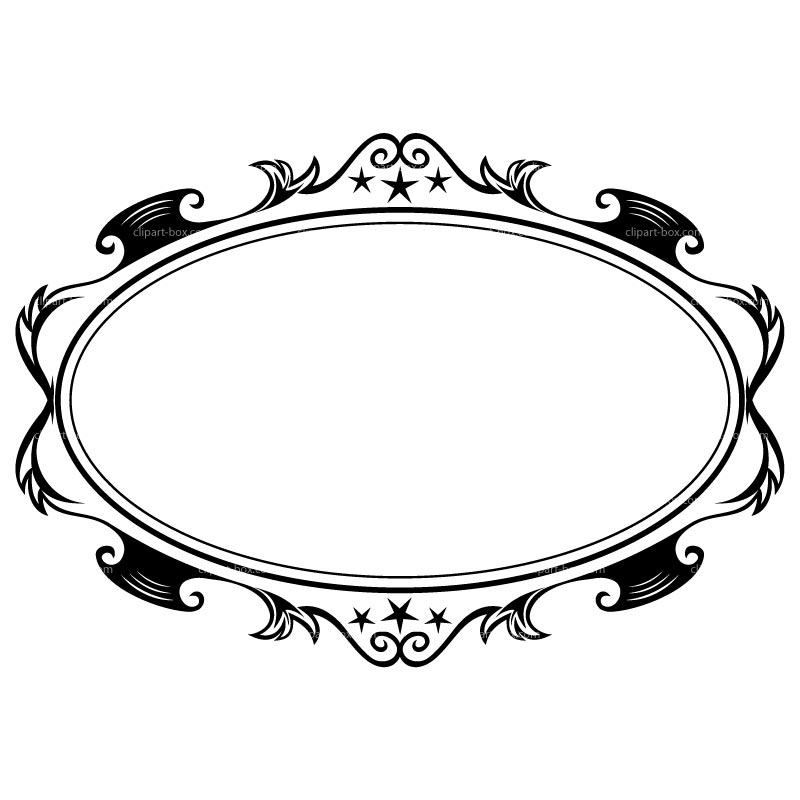 Oval picture frame clip art - ClipartFox