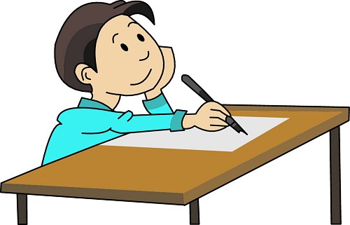 Students Writing Clipart - Tumundografico