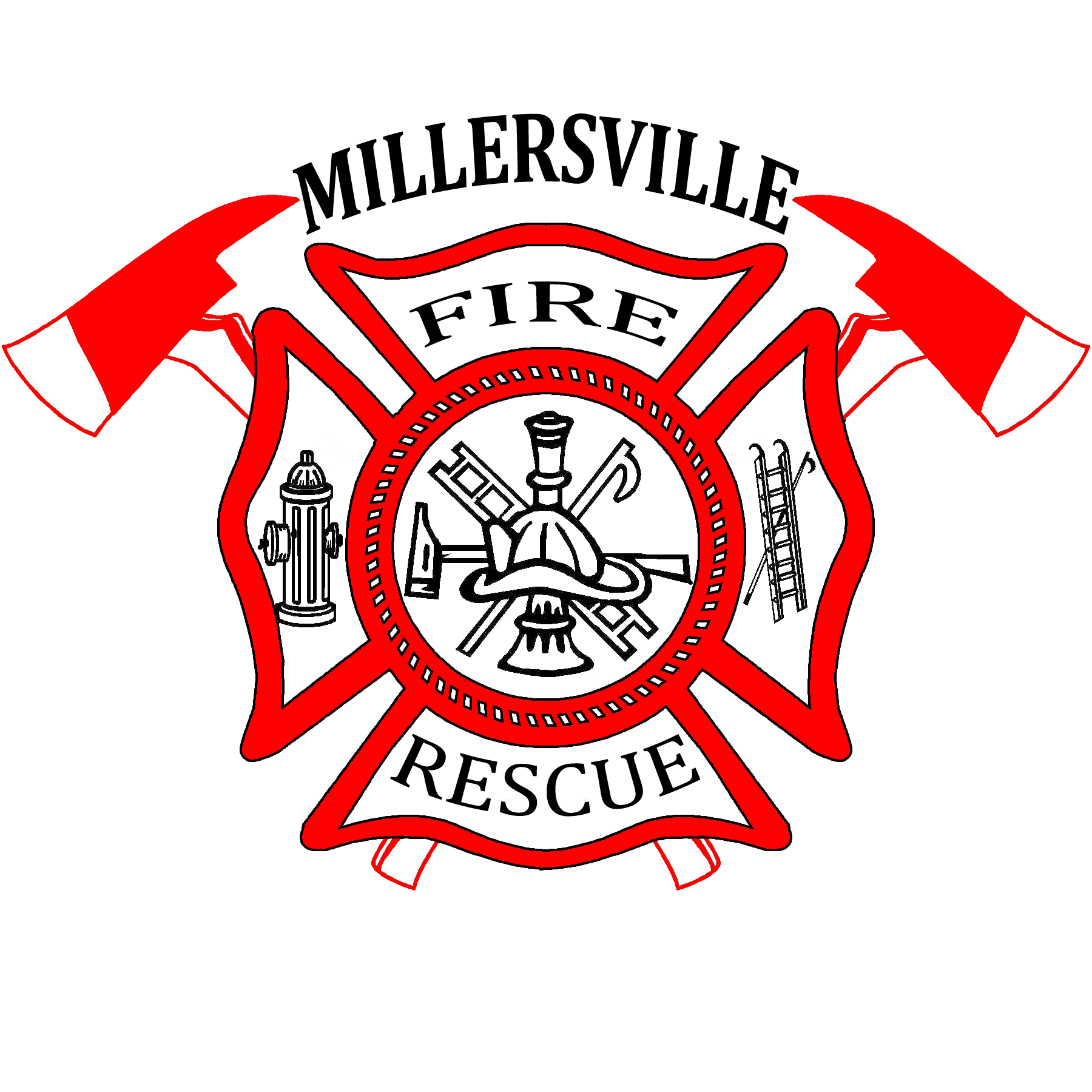 Fire department logo clipart
