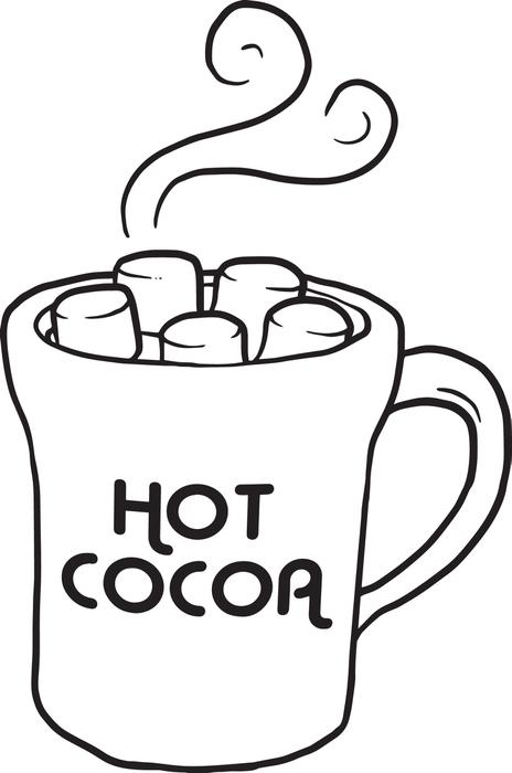 Best Photos of Mug Coloring Page - Hot Chocolate Cup Coloring Page ...