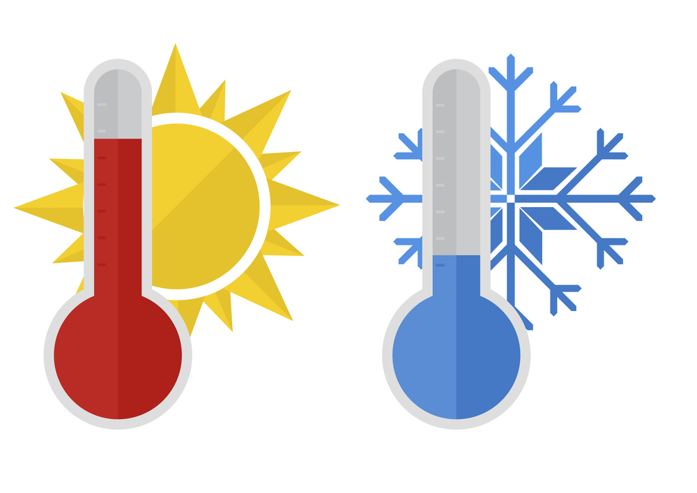 Cold Weather Thermometer Clipart