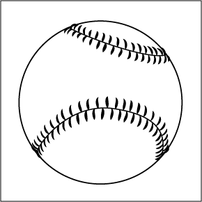 Drawing Of A Baseball - ClipArt Best