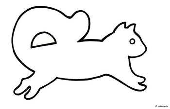 Squirll Outline Template Clipart