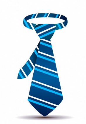Blue Stripe Tie-vector Misc-free Vector Free Download