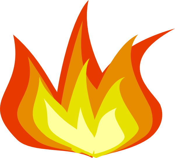 Fire flames clipart