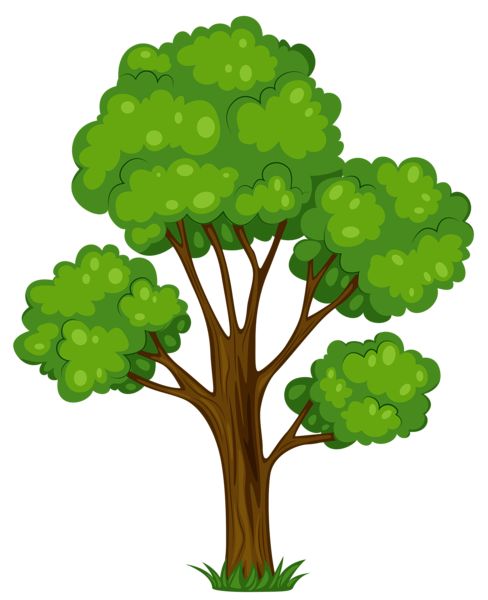 Cute tree clipart png