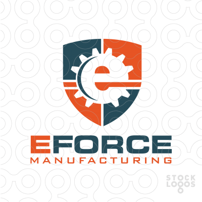 Exclusive Customizable Logo For Sale: E Force Shield | StockLogos.com