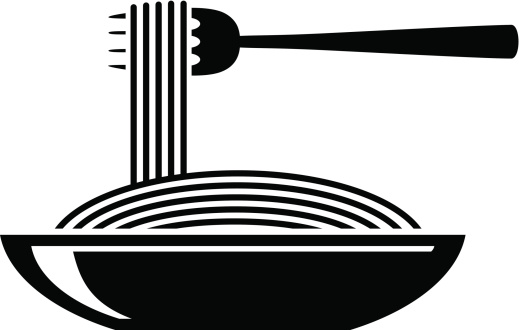 Spaghetti Fork Clip Art, Vector Images & Illustrations